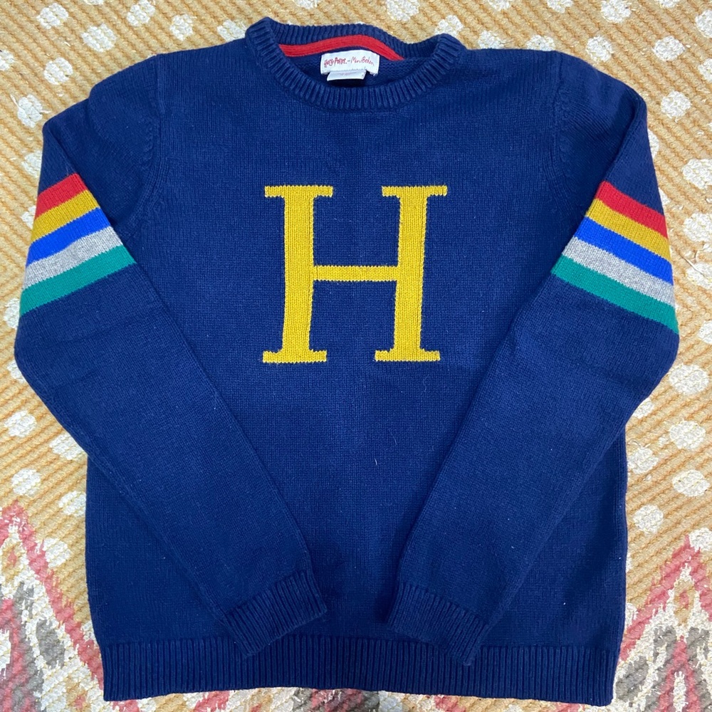 Mini Boden Blue Sweater Harry Potter